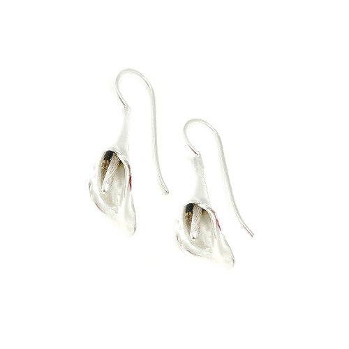 Silver Calla Lily Cuff Bracelet & Earring option.