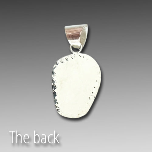 Red jasper Palm Gemstone Pendant.