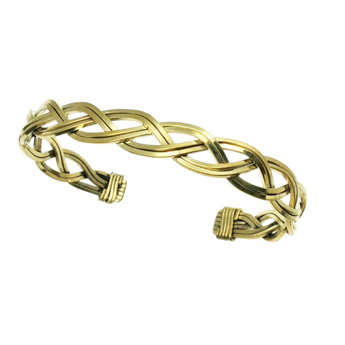Delicate Bronze Cuff Bracelet.