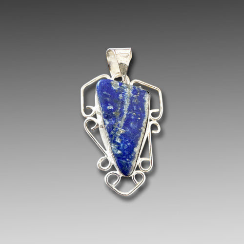 Jasper Blue Plum Pendant.