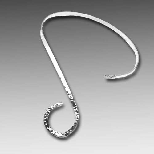 Basic S Silver Hammered Slider/ Chokers