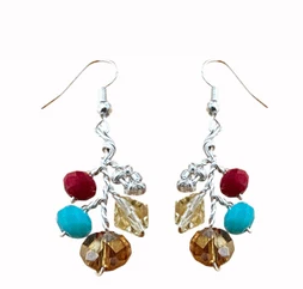 Red Turquoise Necklace/ Matching Earrings Options.