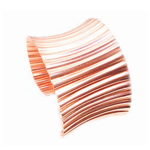 CORRUGATED COPPER ANTICLASTIC CUFF