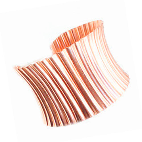 CORRUGATED COPPER ANTICLASTIC CUFF