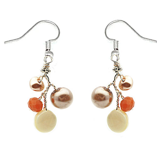 Champagne Orange Earrings