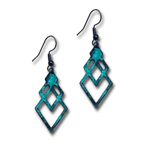 GEOMETRIC Copper Earrings