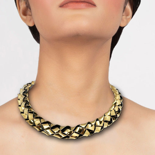 Bronze Weaving Choker.