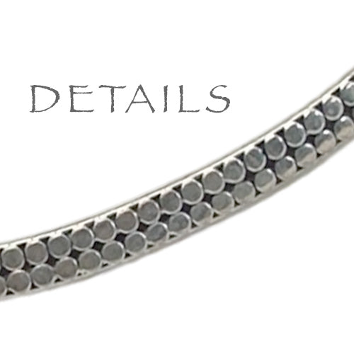 Basic Silver Dots Slider/ Chokers