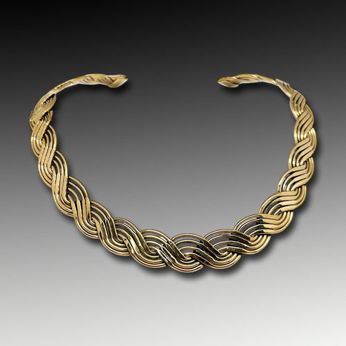 Braided Bronze Choker.