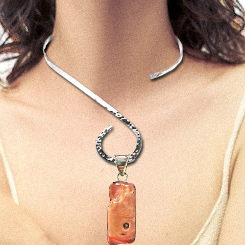 Coral Pendant.