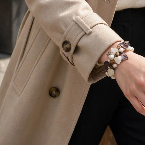 Copper Leaf freshwater Pearl Bracelet