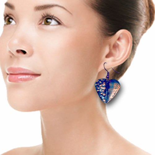 Oxidized copper Earrings