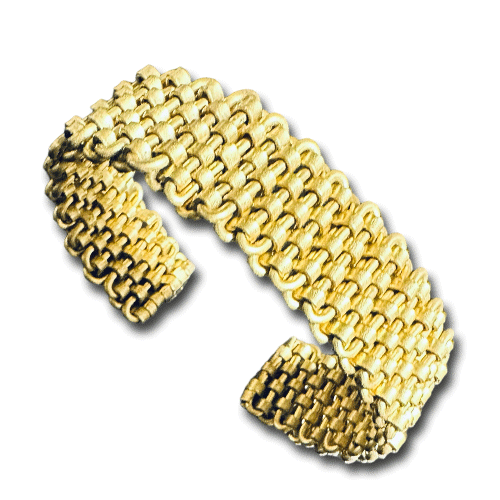 Shine gold Cuff bracelet