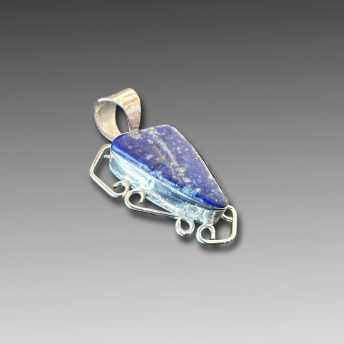 Jasper Blue Plum Pendant.