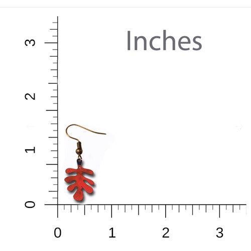 Little Sage Dangle Copper Earrings