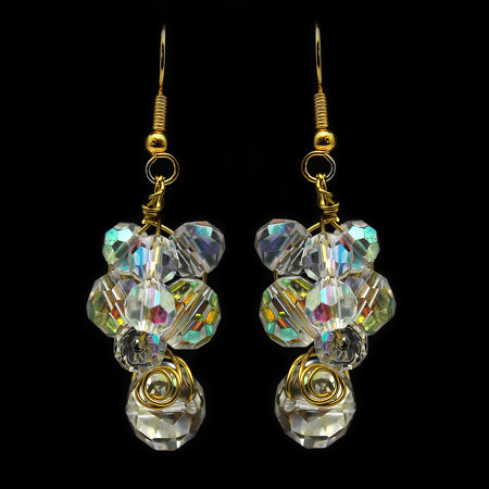 Swarovski Clear Crystal Earrings - Nurit Niskala