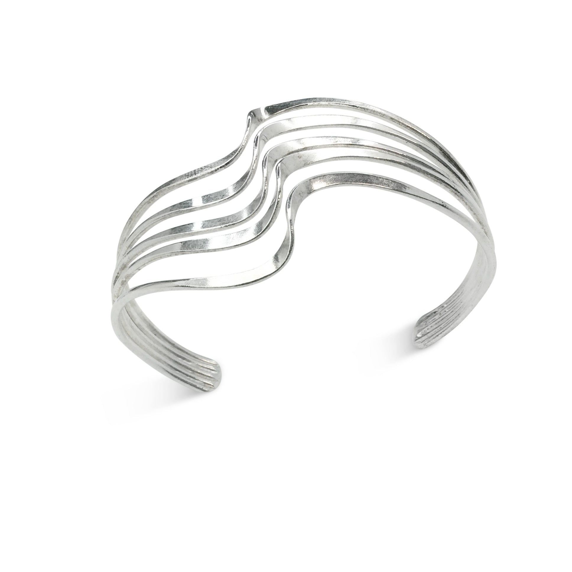 Five Layer Silver Cuff - Nurit Niskala