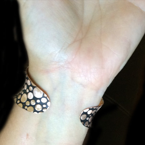 Copper Dots Cuff