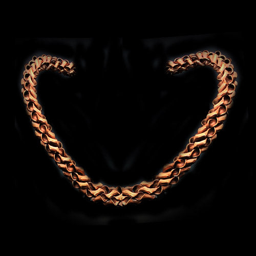 Twisty Copper Choker