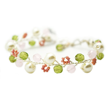 Green Pink Delicate Design - Nurit Niskala