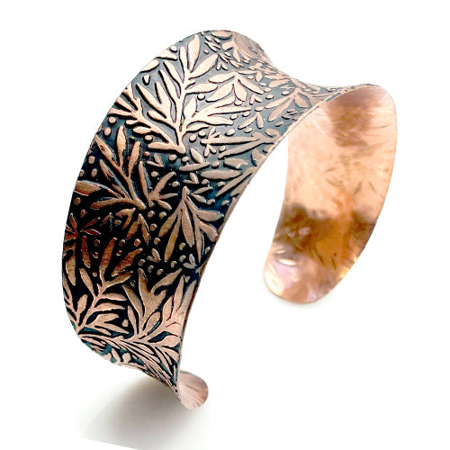 Copper FLORAL Cuff