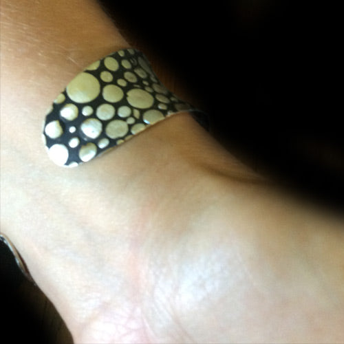 Silver Dots Cuff