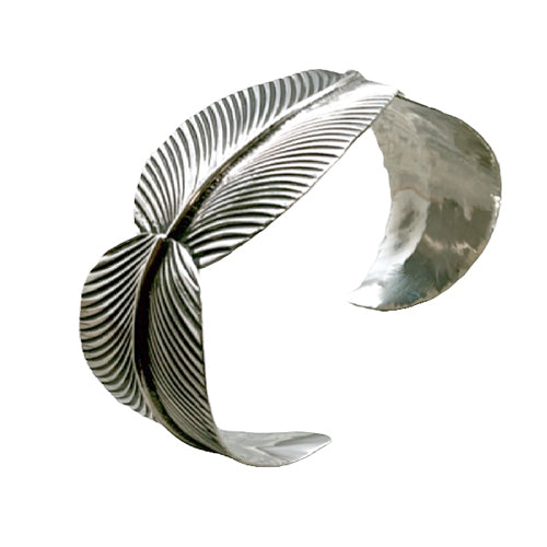 Three Leaf Silver Bracelet.