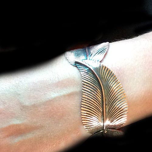 Three Leaf Copper Bracelet