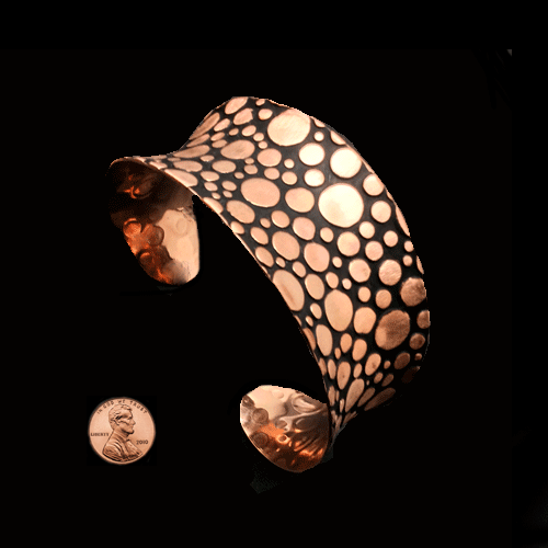 Copper Dots Cuff