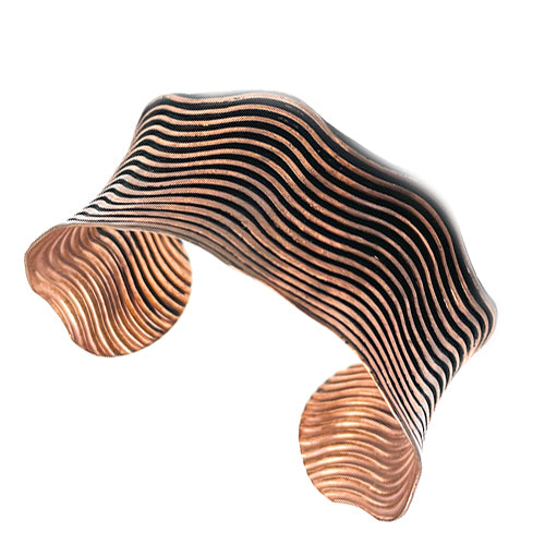 Copper WAVY Cuff