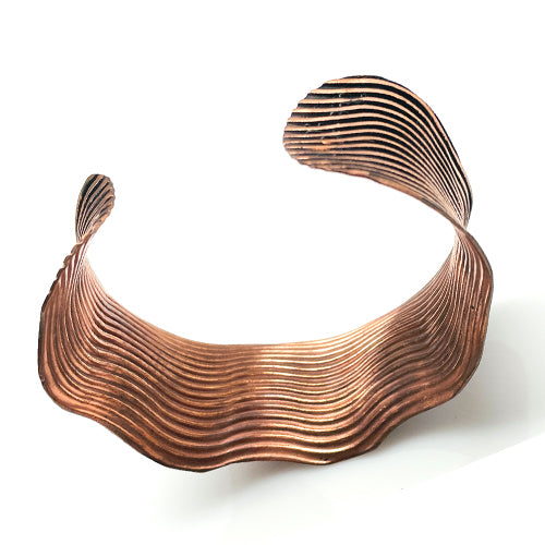 Copper WAVY Cuff