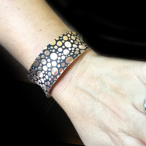 Copper Dots Cuff