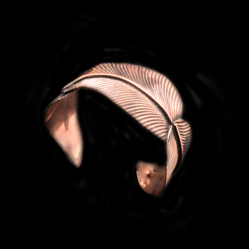 Three Leaf Copper Bracelet