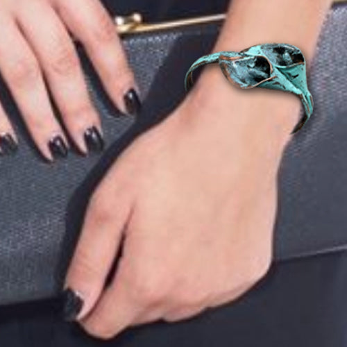 Calla Lily Copper Cuff
