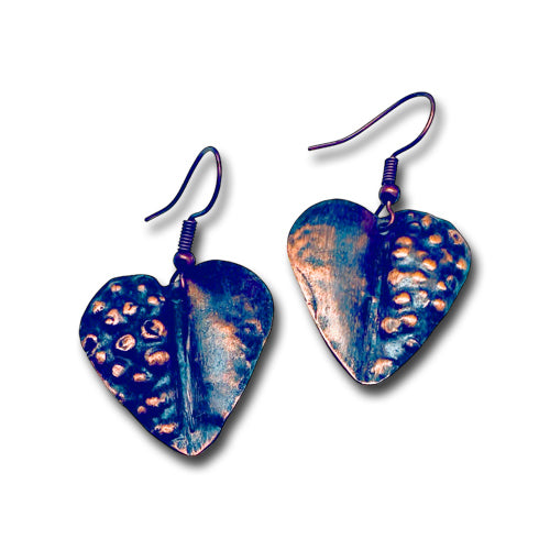 Oxidized copper Earrings