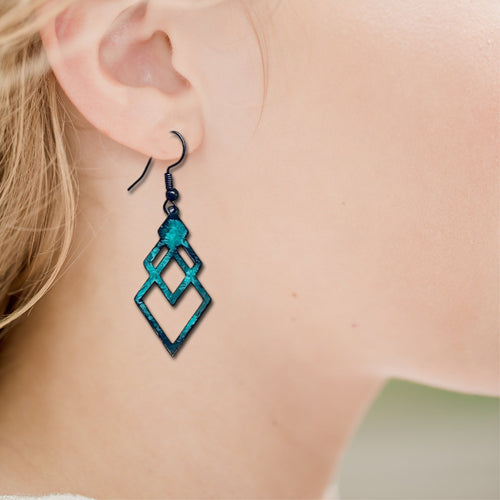 GEOMETRIC Copper Earrings