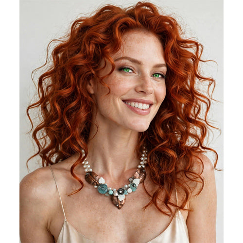 Aqua Garden Pearl Necklace