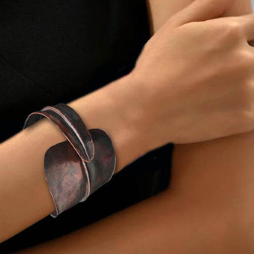 Dark Brown Copper Cuff
