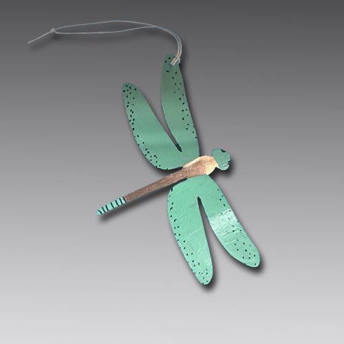 Dragonfly Copper Ornament.