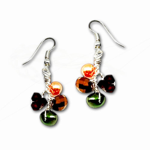 Green Red Necklace/ Matching Bracelet Options.