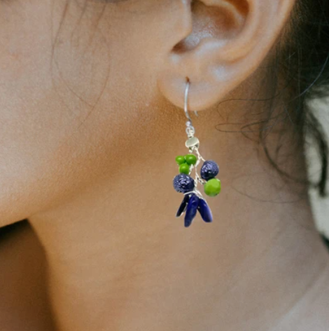 Green Blue Necklace/ Matching Earrings Options.