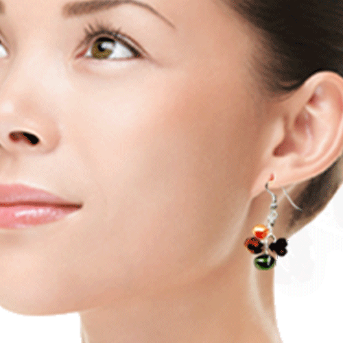 Green Red Necklace/ Matching Bracelet Options.