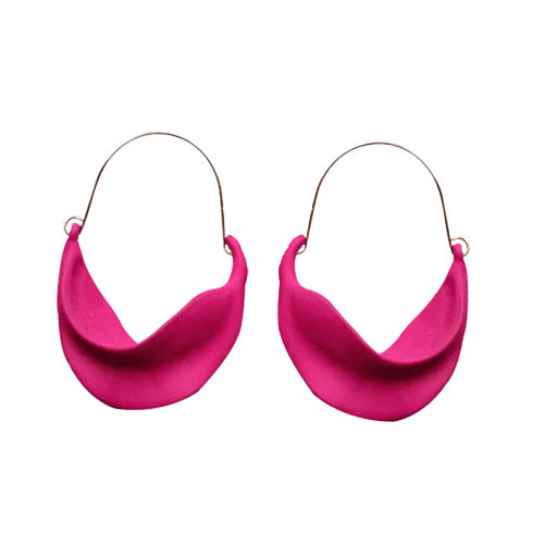 Fuchsia Twist Earrings