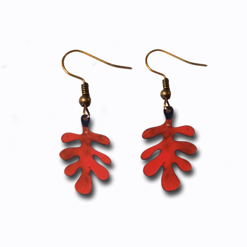 Little Sage Dangle Copper Earrings