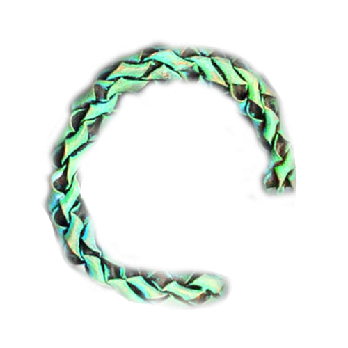 Twisty Green Copper Cuff