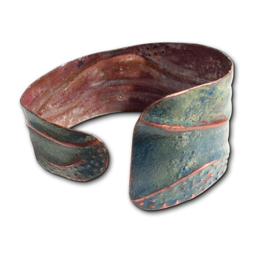 Sage Aqua Patina Cuff