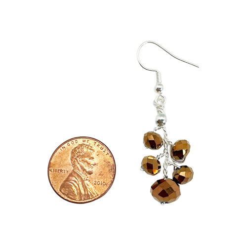 Bronze DANGLE Earrings
