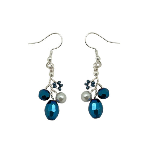 RED YELLOW DANGLE EARRINGS