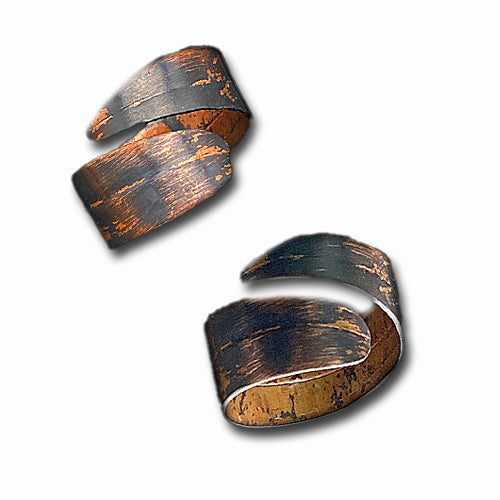 Oxidized Boho Copper Ring