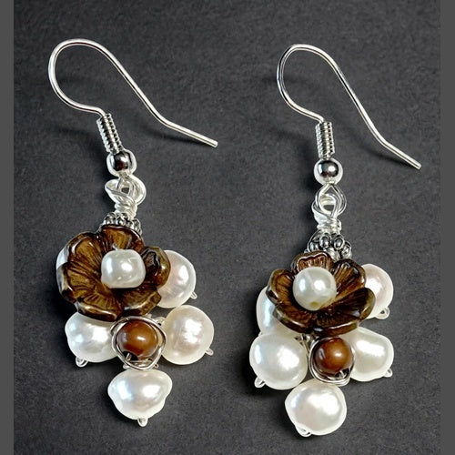 Pearl copper Necklace